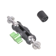 1/4inch Male to Female Threaded Ball Mount Screw-Green Color