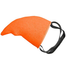 Plush Shark Fin Costume Halloween Shark Costume-Orange