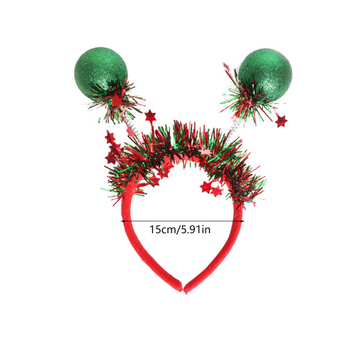 Comfortable Plastic Christmas Hair Accessory For Most-Green 1