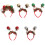 Comfortable Plastic Christmas Hair Accessory For Most-Green 3