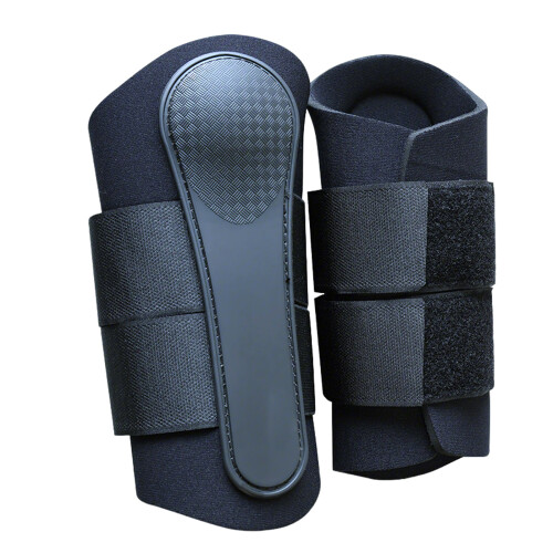 Support de jambe équine professionnel, enveloppe de-Noir M
