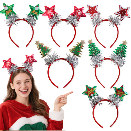 Sprankelende kersthaarband Ster/boom Haarstylingaccessoire-C 2