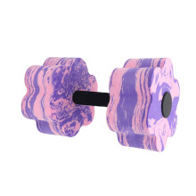 Équipement d'exercice de piscine de poids de-violet et rose