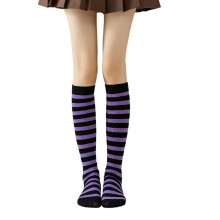Breathable Stripes Thigh High Stockings Party Casual-Section 11
