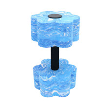 EVA Foams Barbells, Water Aerobics Equipment,-blue and white