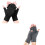 Breathable Knit Fingerless Gloves With Enhanced Joint-Black L 3