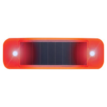 Waterproof LED Solar Power Car Warning Light-Orange red light