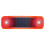 Waterproof LED Solar Power Car Warning Light-Orange red light 1