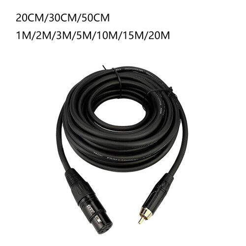 Câble adaptateur Studio RCA vers XLR pour mélangeurs de-10m 1