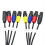 Bouclier tressé de ligne auditive multicœur 4 broches,-5m 6