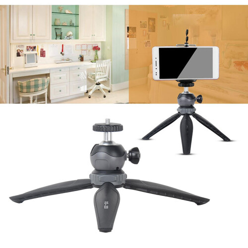 Portable Desktop Tripod Flexible Legs Adjustable Angles Stable 1