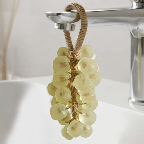 Artistically Designed Transparent Grape Bunch Hand Soap-Green 2