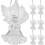 Transparent baubles - angels, 6 pcs. Ruhhy 22497 1