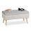 Velvet storage bench 1