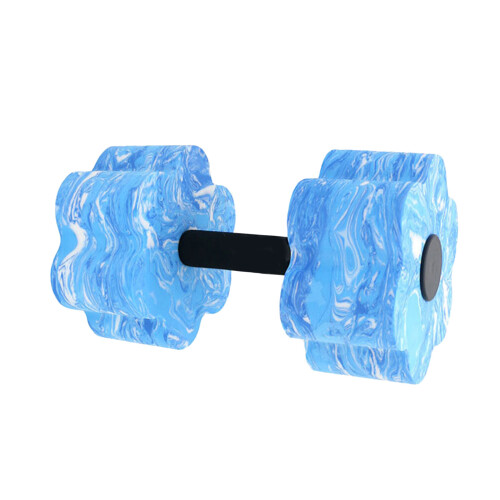 Watergewicht, waterhalters Schuimen-blauw en wit