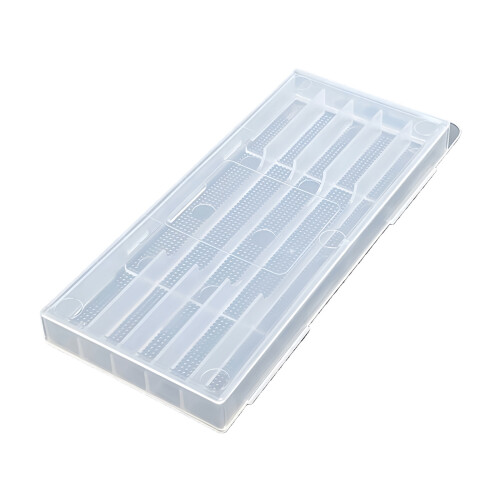 Clear Plastic Drill Bit Storage Box Organizer-Size 6