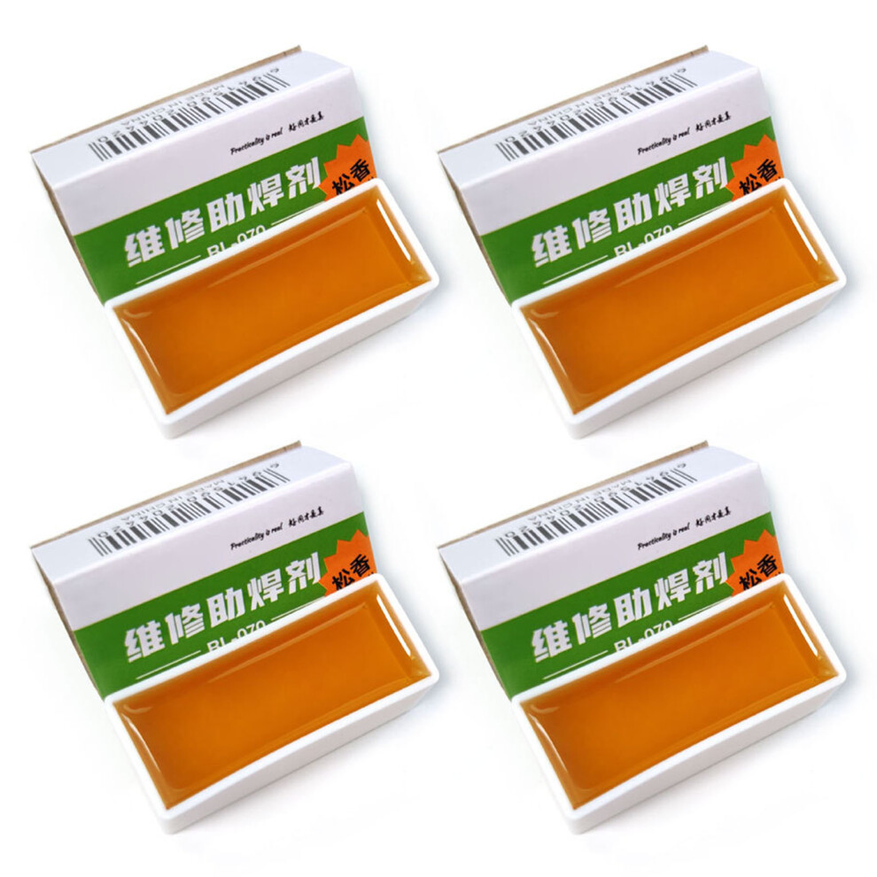 Rosin Flux That Melts Easily Enabling Smooth Soldering-4PCS