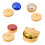 Cartoon Expression Steamed Bun TPR Squeeze Toy-Gold 2