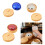 Cartoon Expression Steamed Bun TPR Squeeze Toy-Gold 3