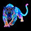 Multipurpose Decorative Vibrant Leopard Pattern Sticker Decal 6