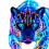 Multipurpose Decorative Vibrant Leopard Pattern Sticker Decal 7