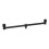 Supporto Rod Pod a due teste in lega di alluminio, 30 cm, nero 15