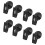 Easy Install Multiple Purpose Clip 8pcs for Vehicle &-Black 1