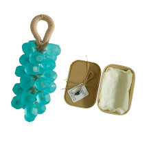 Pack of 1 Handmade Grape Cluster Soap Gift Box in-Green