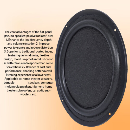 Passive Radiator Enhances Low Frequency Bass Depth &-5 inches 1