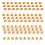 100Pcs Multicolor International Flag Toothpicks Cupcake-Spain 1