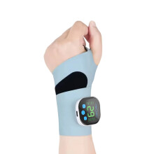 Verbeterde handmassager met warmte - draadloos en-Blauw