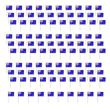 100Pcs Colorful National Flag Cake Decorations Cake-Australia