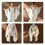 Adjustable Bishop Sleeve Tulle Elastic Flared Cuffs-Beige 3