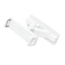 Aanpasbare telefoon- en tablet-wandmontagesteun met sterke-Wit