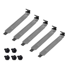 Enhances Cooling Dust Cover for 12cm Rear PCI-Black punching