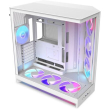 Mid-tower behuizing - NZXT - CM-H92FW-P1 - H9 Flow RGB+ - Inclusief RGB-ventilatoren - Wit - NZXT CAM-controller