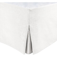 Cache Sommier - HOME LINGE PASSION - 140 x 190 cm + 30 cm - Weiß