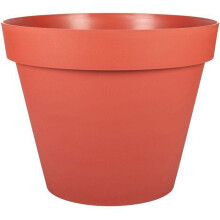 Blumentopf Rund - Ø 60 cm - EDA - Toskana - 76 L - Innen/Außen - Ø 60 x H.47 cm - Orange Terrakotta