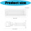 Support de montage mural flexible et adhésif puissant avec-Blanc 4