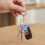 4 Pieces Lightweight Stationery Themed Keychains Gift For 4