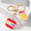 4 Pieces Lightweight Stationery Themed Keychains Gift For 7
