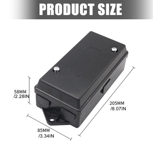 7 Way Trailer Junction Box Featuring Independent Fuses 2