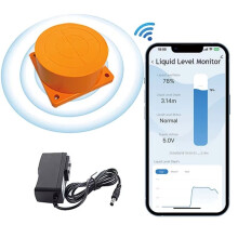 ME201W Liquid Level Sensors Water Level Monitor for Tuya Smartlife APP WiFi Ultrasonic Level Indicator Sensor US
