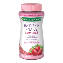 Nature's Bounty haar, huid en nagels gummivitaminen, aardbei, 220 gummies - Nature's Bounty Optimal Solutions