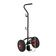 Transport trolley for gas cylinders