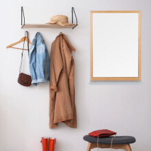 Wandspiegel met plank