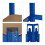 Opbergplank met 5 planken 8