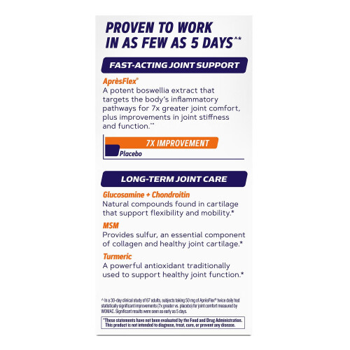 GNC TriFlex Joint Support, Fast-Acting, 240 Caplets 2
