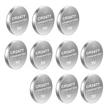 10/5PCS CR2477 Knoopcelbatterijen 1000mAh voor-10 stuks