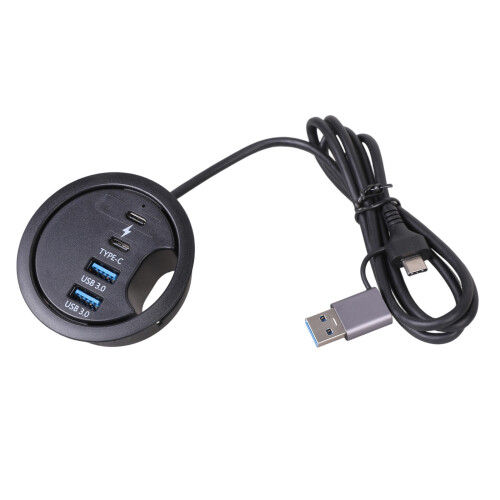 USB Desk Grommet Hole USB Mounting Desktop Grommet Hole Desktop